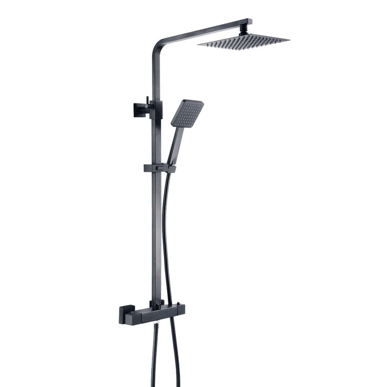 Trisen Zacha Mixer Shower with Fixed Shower Head & Reviews Wayfair.co.uk